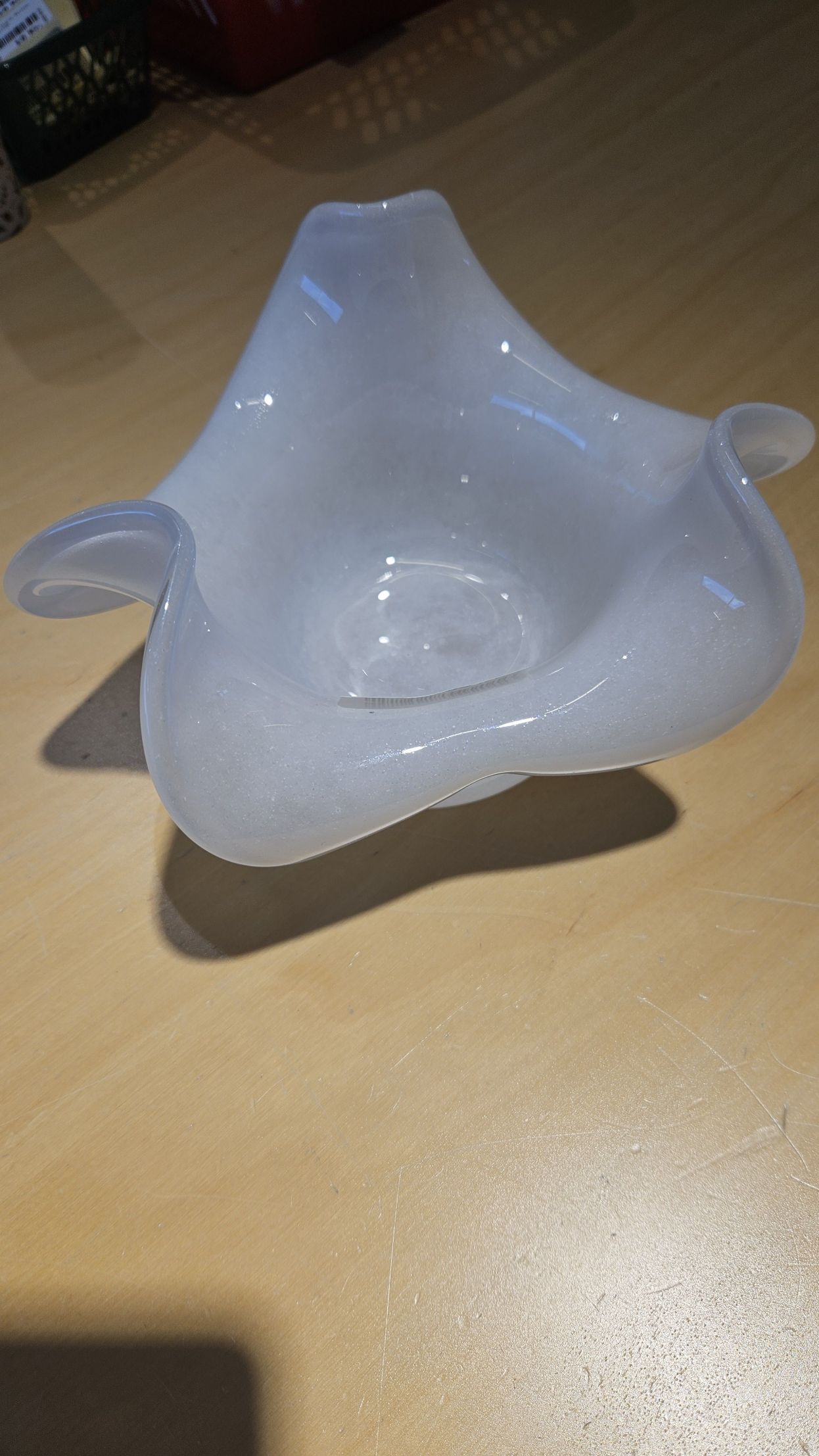 Glas skål evt til lys